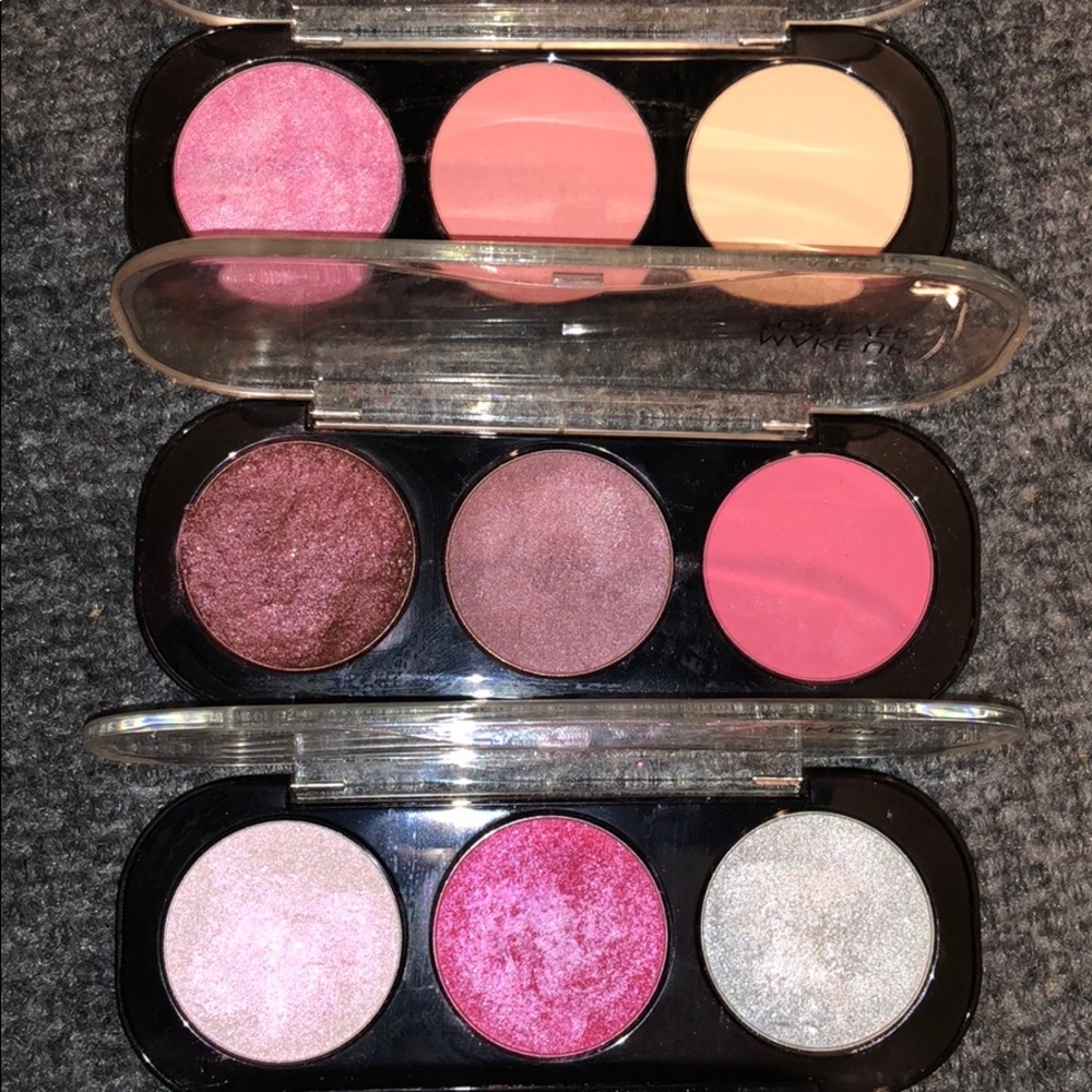 3 make up forever trio palettes